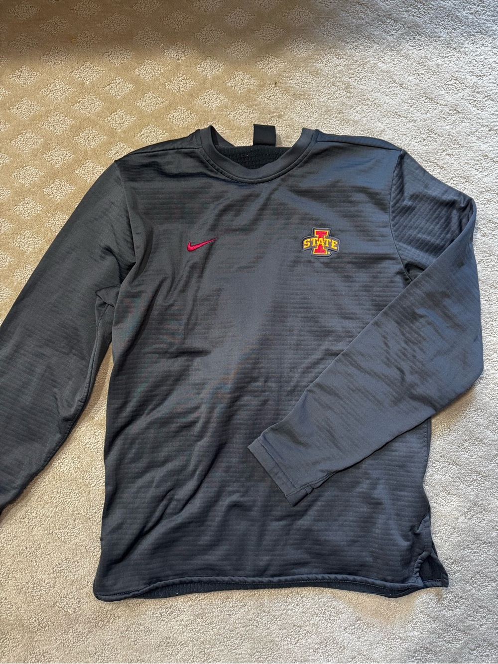 Nike Men's Iowa State Black Long-Sleeve Performance Shirt - Official team gear